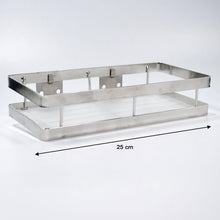 25 cm Metal Space Saving Rack – Multi-Purpose Kitchen Storage Organizer Shelf
