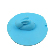 Drain Cover, Water Stopper, Tank Stopper, Rabbit Silicone, Odor Resistant, Drain Lid Shower Drain Cover Shower Plughole Cover Sink Strainer Silicone Bath Drain Cover Kitchen Sink Accessories Bathtub Kitchen Bathroom (1 Pc )